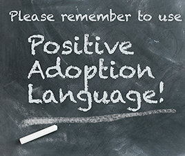 positive adopting language